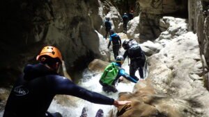 Garganta del barranco Aigüeta de Barbaruens