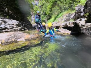Poza de agua en el barranco de Viandico