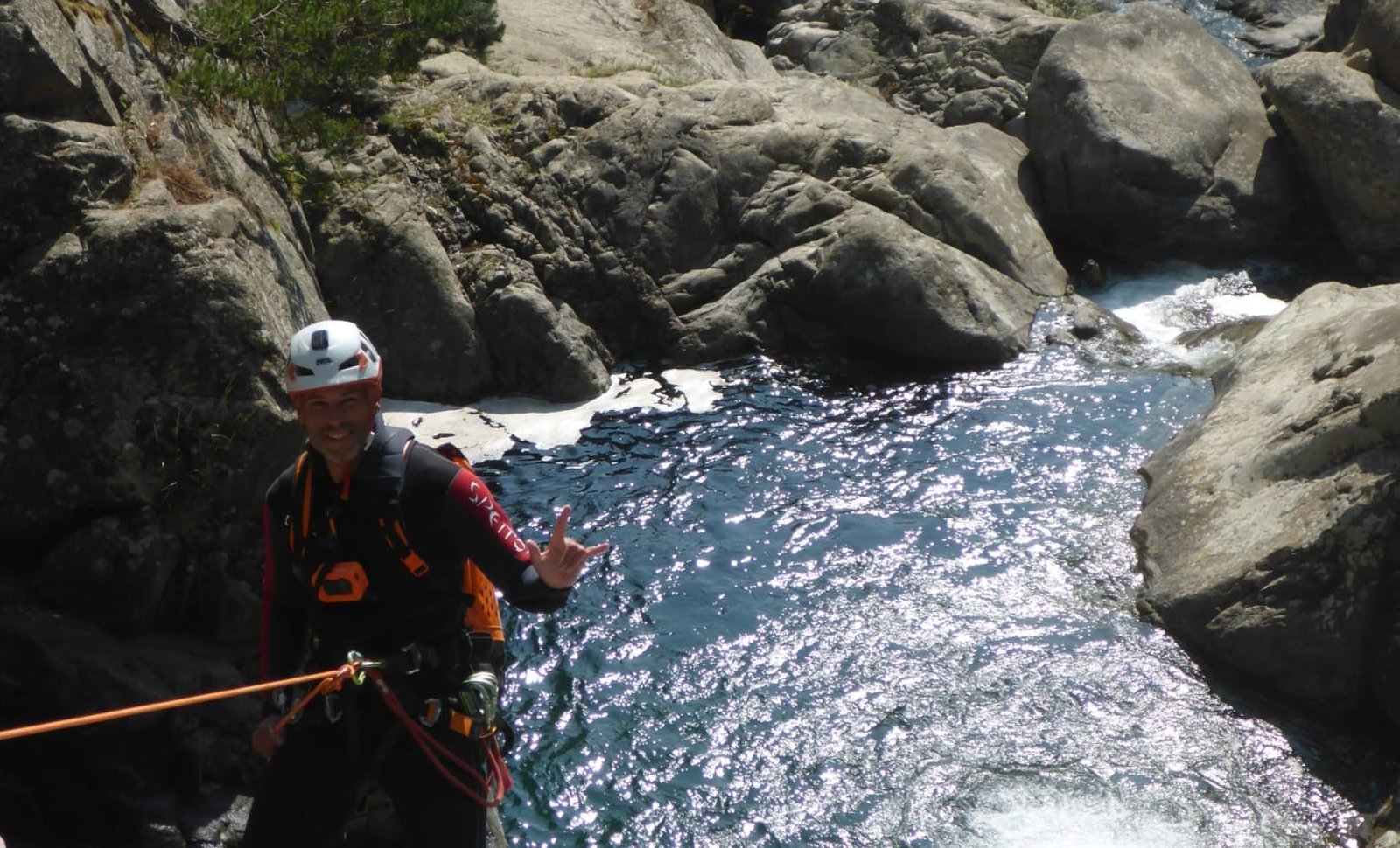 Javi Ruixi en el Barranco de Besiberri